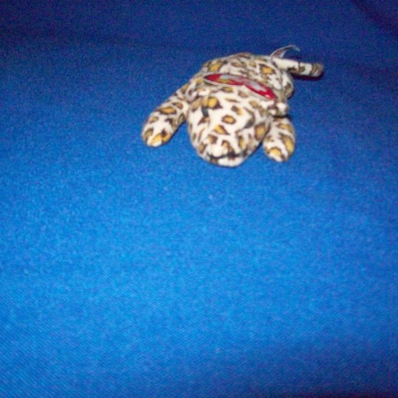 Original Ty Teenie Beanie Baby Freckles the Leopard 1993 McDonalds Toy - Picture 2 of 8